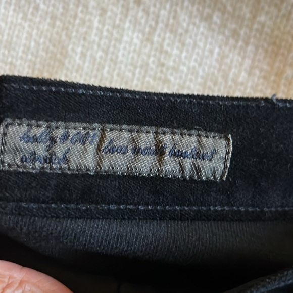 Citizens of Humanity velvet low cut rise 8, inseam 33, black, cotton and lycra - Picture 6 of 9